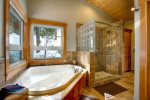 Master Bath Soaking tub and separate shower